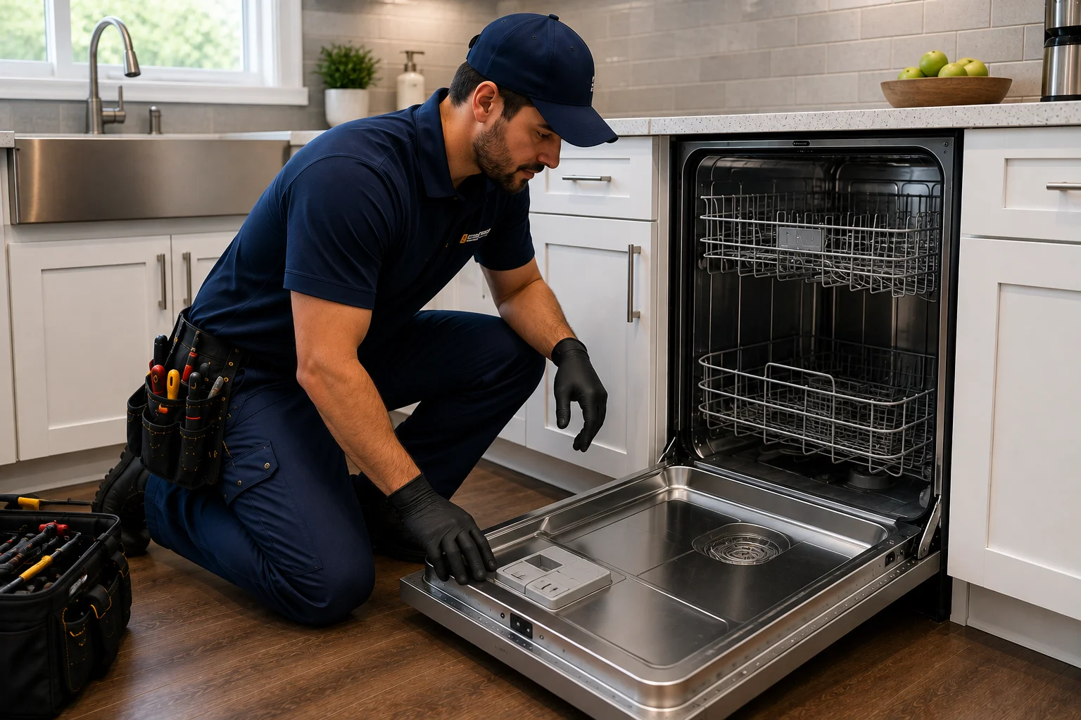 LG Dishwasher before repair in Norwalk