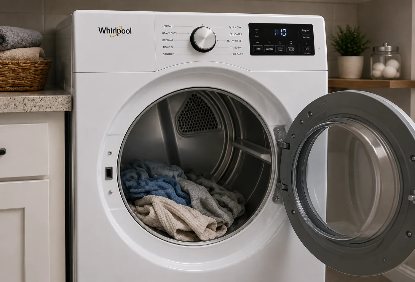 Whirlpool Dryer after repair in Grimes