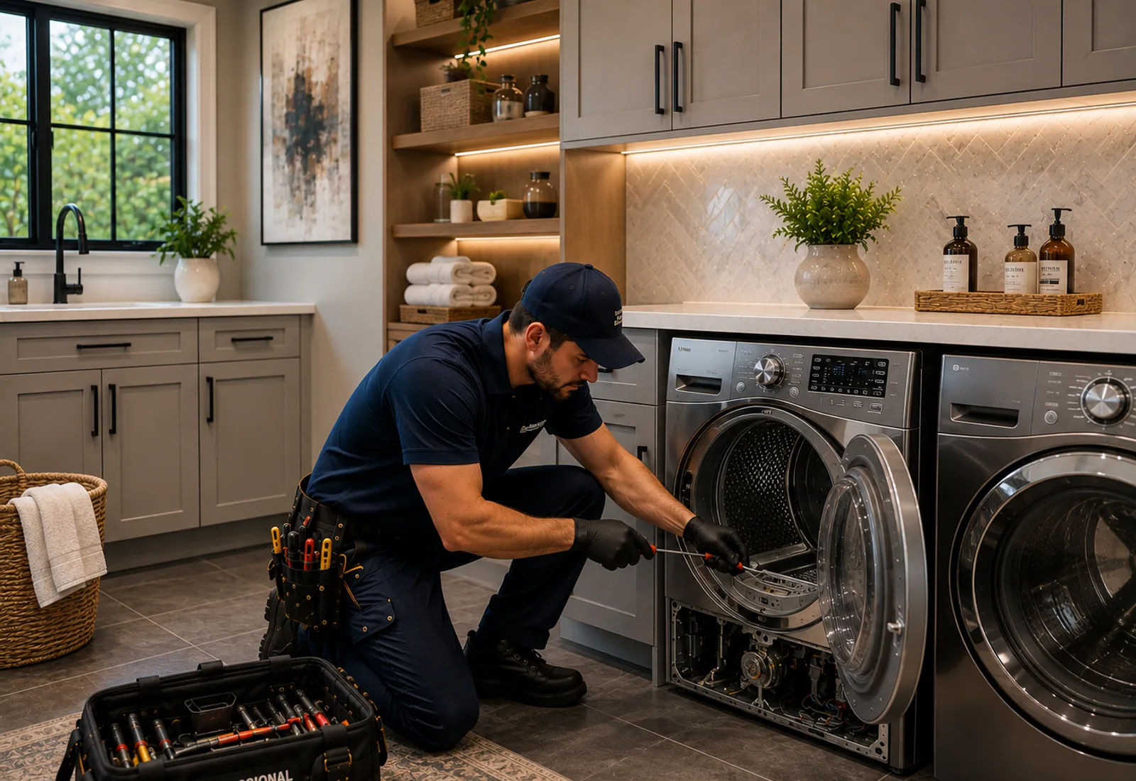 Samsung Dryer before repair in Urbandale