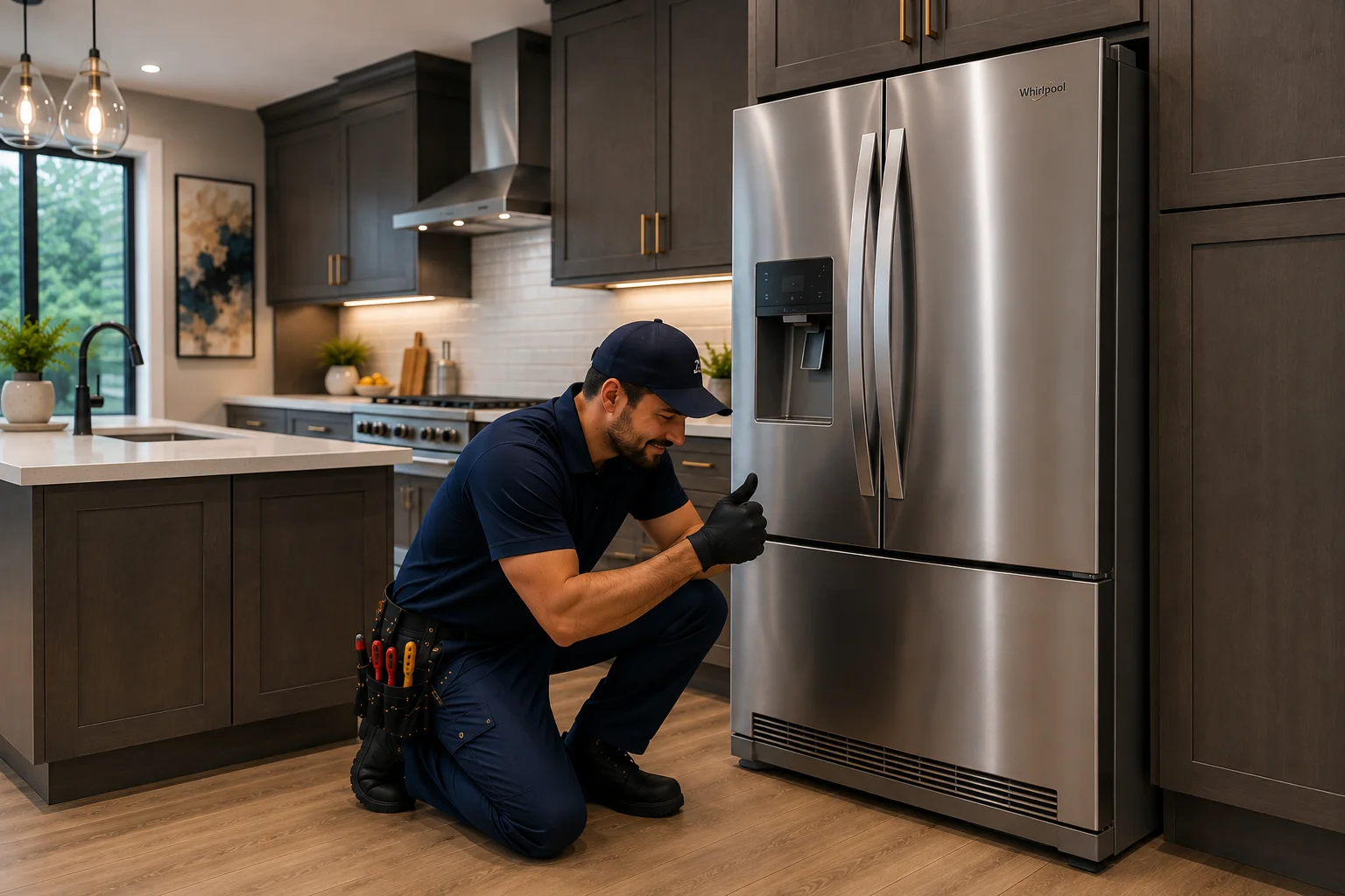 Samsung Refrigerator after repair in Pleasant Hill